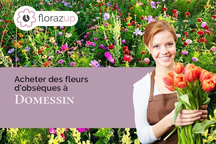 couronnes de fleurs pour un décès à Domessin (Savoie/73330)