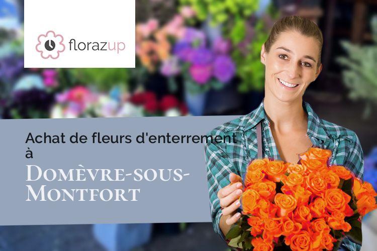 compositions florales pour des obsèques à Domèvre-sous-Montfort (Vosges/88500)