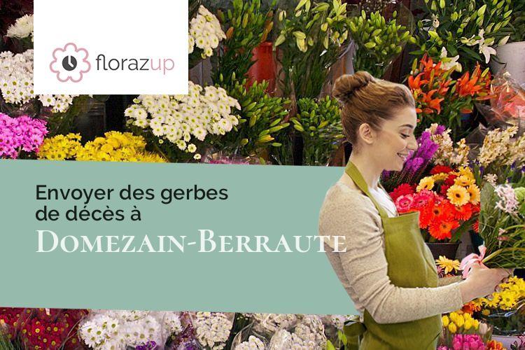 coupes de fleurs pour un deuil à Domezain-Berraute (Pyrénées-Atlantiques/64120)