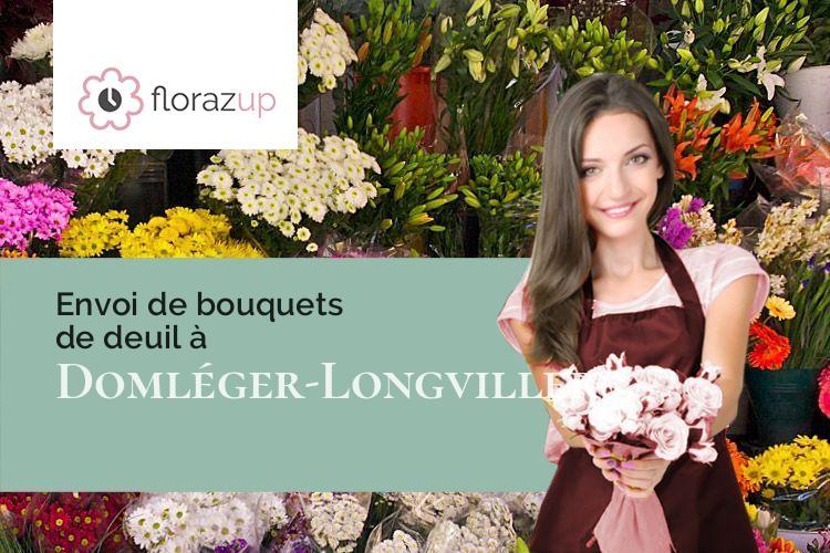 compositions florales pour un enterrement à Domléger-Longvillers (Somme/80370)
