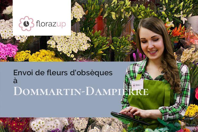 bouquets de fleurs pour un enterrement à Dommartin-Dampierre (Marne/51800)