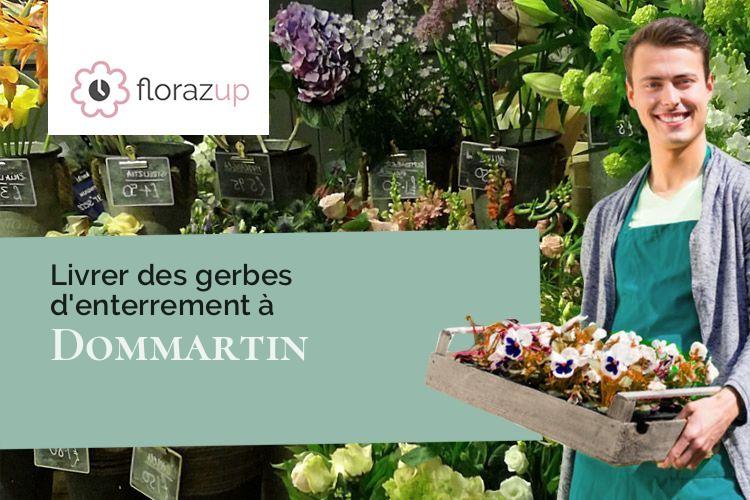 couronnes florales pour des obsèques à Dommartin (Doubs/25300)