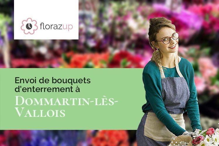 coeurs de fleurs pour des obsèques à Dommartin-lès-Vallois (Vosges/88260)