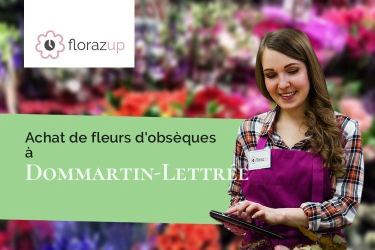 coeurs de fleurs pour des funérailles à Dommartin-Lettrée (Marne/51320)