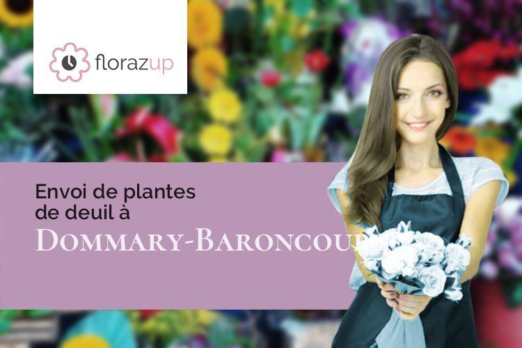 compositions de fleurs pour un décès à Dommary-Baroncourt (Meuse/55240)
