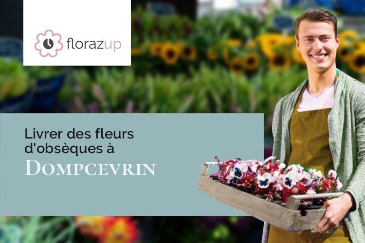 gerbes de fleurs pour un décès à Dompcevrin (Meuse/55300)