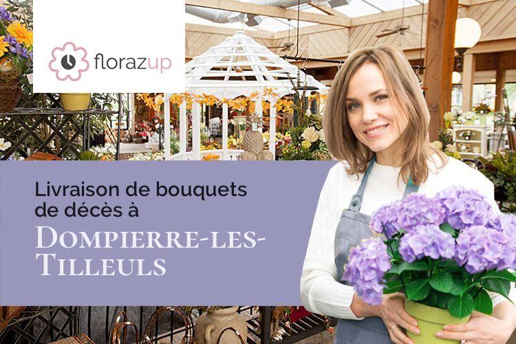 créations de fleurs pour des obsèques à Dompierre-les-Tilleuls (Doubs/25560)
