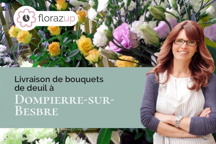 gerbes de fleurs pour un décès à Dompierre-sur-Besbre (Allier/03290)
