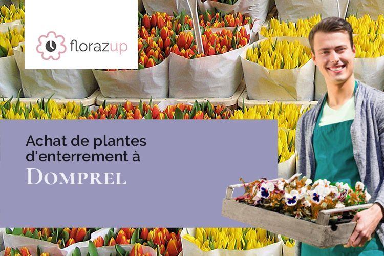 bouquets de fleurs pour une crémation à Domprel (Doubs/25510)