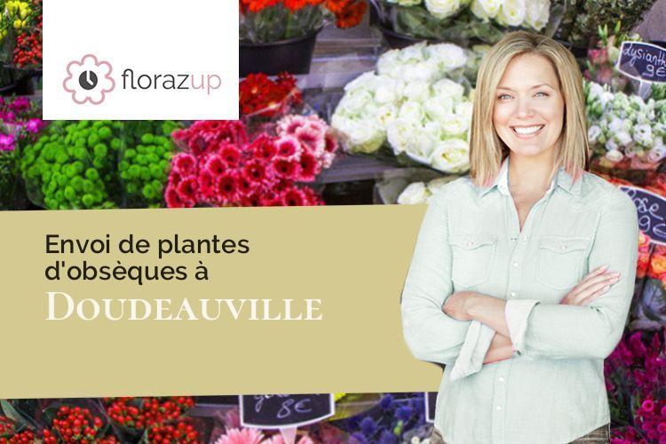 compositions de fleurs pour un enterrement à Doudeauville (Seine-Maritime/76220)