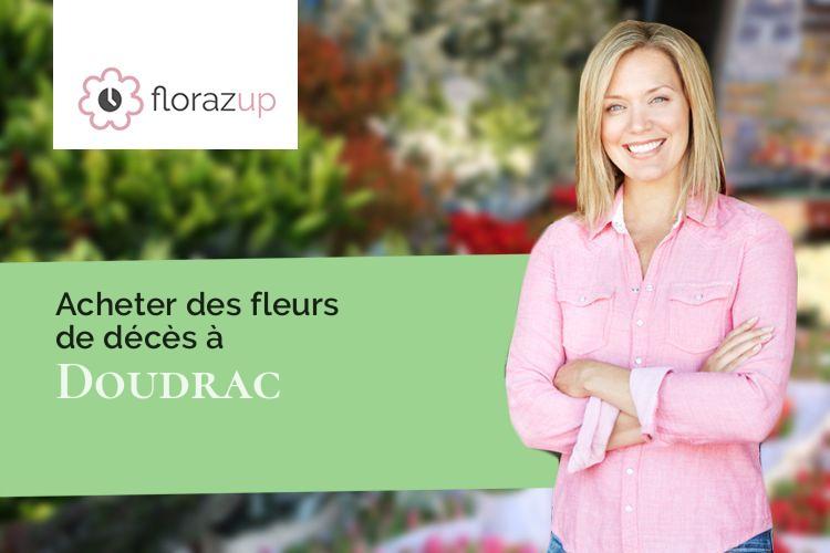 coupes de fleurs pour une crémation à Doudrac (Lot-et-Garonne/47210)