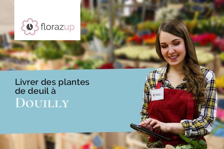 créations florales pour des funérailles à Douilly (Somme/80400)