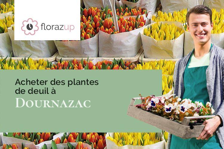 coeurs de fleurs pour un deuil à Dournazac (Haute-Vienne/87230)