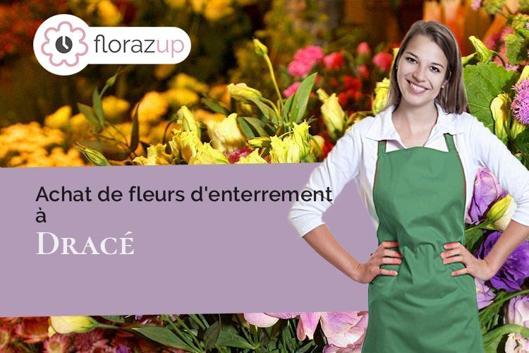 couronnes florales pour une crémation à Dracé (Rhône/69220)