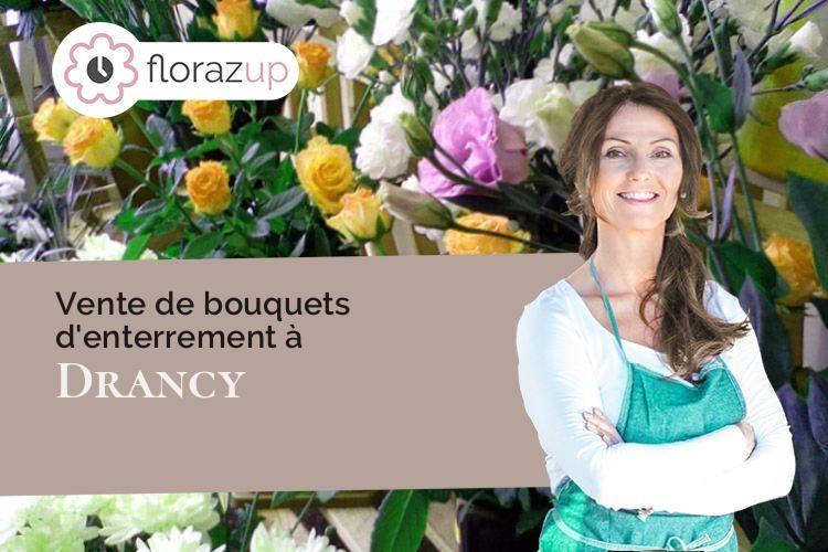 coeur de fleurs pour des obsèques à Drancy (Seine-Saint-Denis/93700)