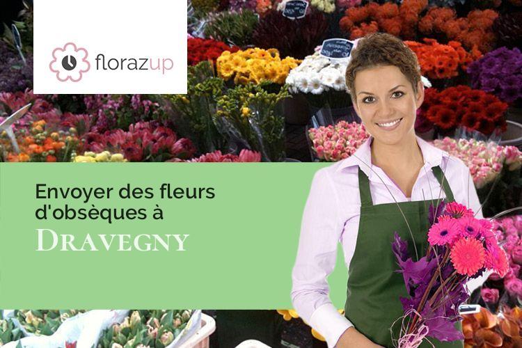 compositions de fleurs pour des funérailles à Dravegny (Aisne/02130)