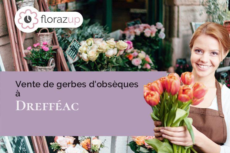 créations de fleurs pour un décès à Drefféac (Loire-Atlantique/44530)