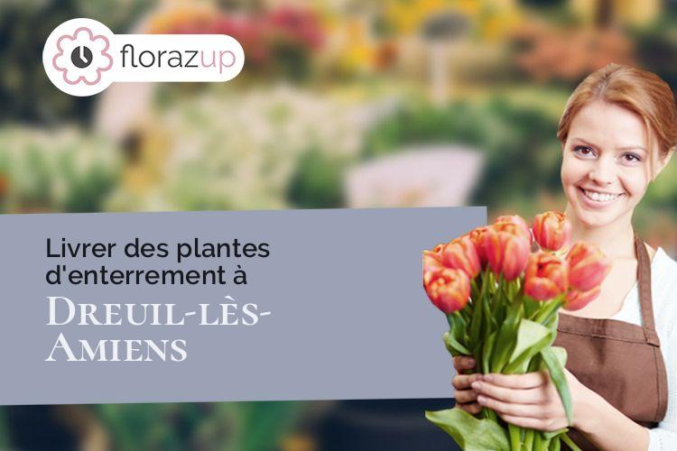 créations florales pour une crémation à Dreuil-lès-Amiens (Somme/80730)