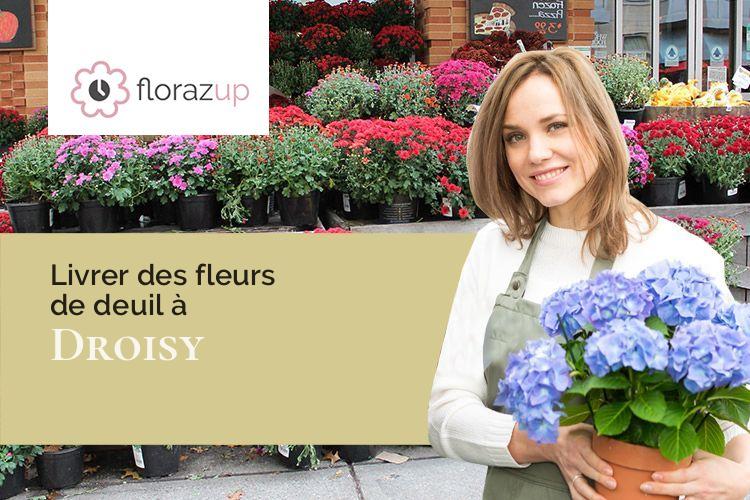 créations florales pour un deuil à Droisy (Haute-Savoie/74270)