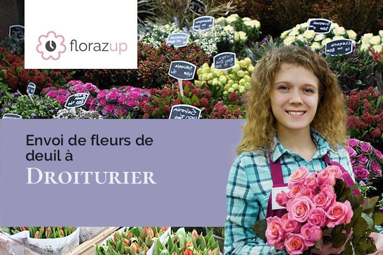 compositions de fleurs pour des funérailles à Droiturier (Allier/03120)
