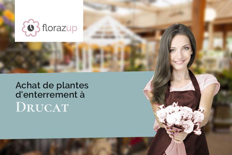 bouquets de fleurs pour un enterrement à Drucat (Somme/80132)