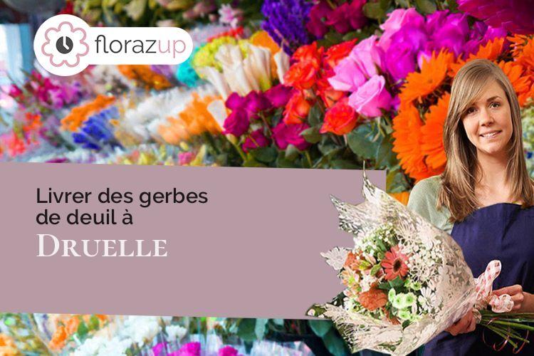 bouquets de fleurs pour un décès à Druelle (Aveyron/12510)
