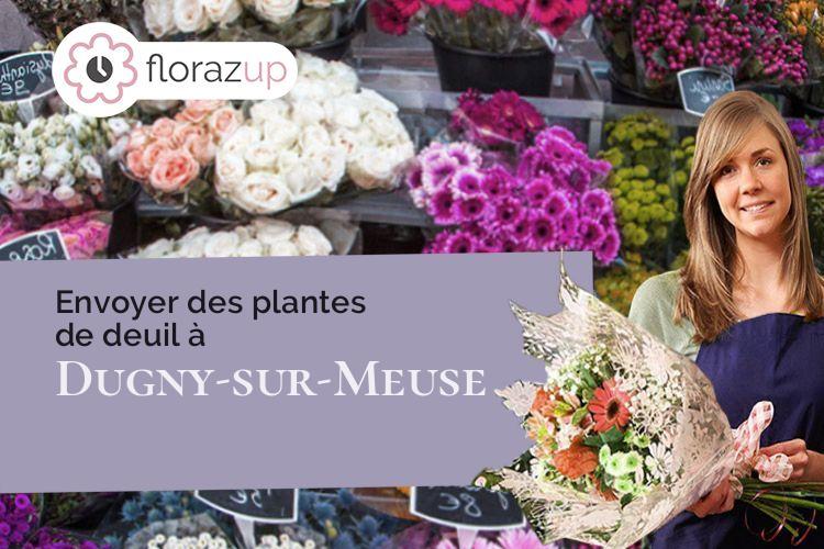 coupes de fleurs pour un enterrement à Dugny-sur-Meuse (Meuse/55100)