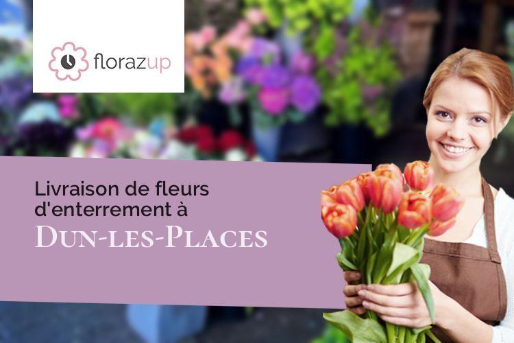 coupes de fleurs pour une crémation à Dun-les-Places (Nièvre/58230)