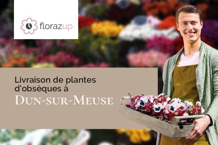 coeurs de fleurs pour un décès à Dun-sur-Meuse (Meuse/55110)