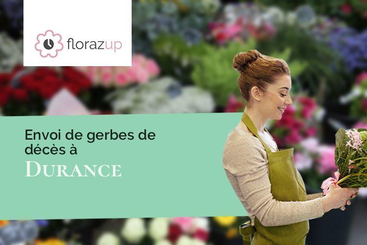 compositions florales pour des funérailles à Durance (Lot-et-Garonne/47420)