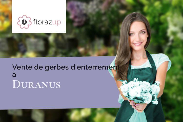 créations de fleurs pour un enterrement à Duranus (Alpes-Maritimes/06670)