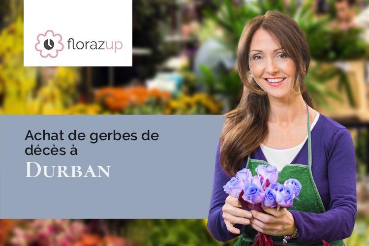 fleurs deuil pour un deuil à Durban (Gers/32260)