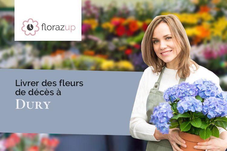 coupes de fleurs pour des obsèques à Dury (Aisne/02480)