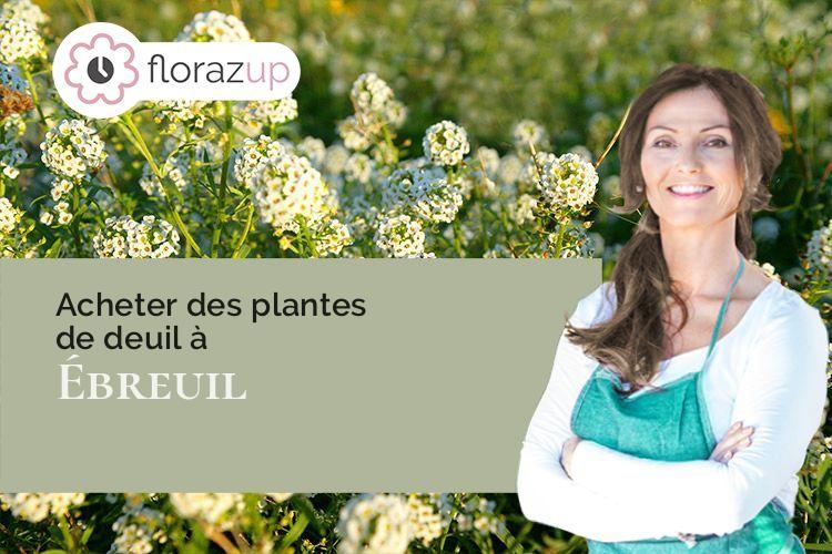 coeur de fleurs pour des funérailles à Ébreuil (Allier/03450)