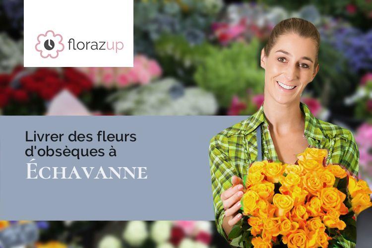 fleurs deuil pour des obsèques à Échavanne (Haute-Saône/70400)