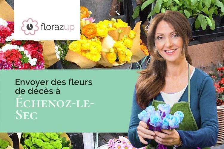 gerbes de fleurs pour une crémation à Échenoz-le-Sec (Haute-Saône/70000)