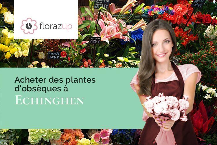 couronnes florales pour des funérailles à Echinghen (Pas-de-Calais/62360)