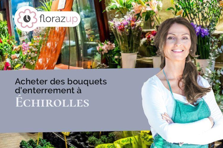 coeur de fleurs pour un enterrement à Échirolles (Isère/38130)