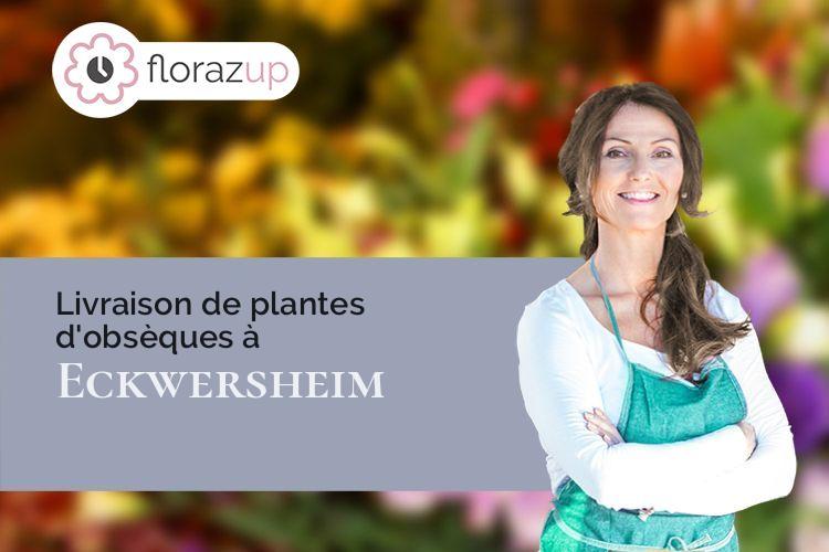 créations florales pour des funérailles à Eckwersheim (Bas-Rhin/67550)