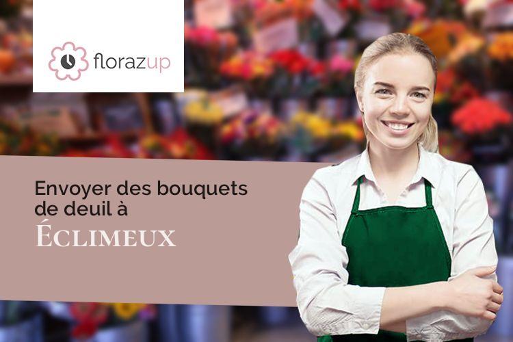 croix de fleurs pour un décès à Éclimeux (Pas-de-Calais/62770)