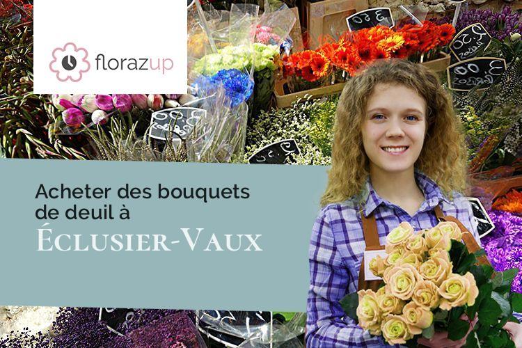 coeurs de fleurs pour une crémation à Éclusier-Vaux (Somme/80340)