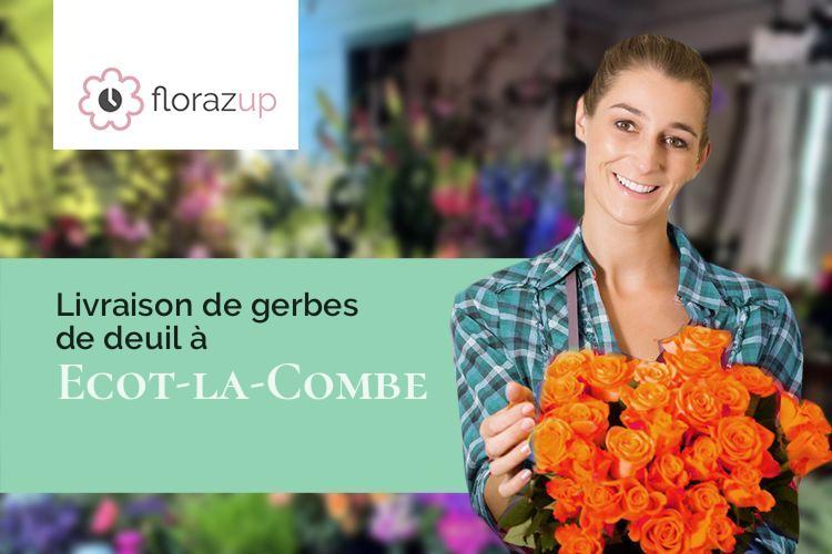 couronnes de fleurs pour des obsèques à Ecot-la-Combe (Haute-Marne/52700)