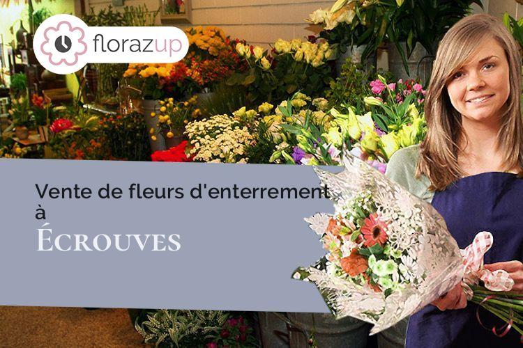 créations florales pour un enterrement à Écrouves (Meurthe-et-Moselle/54200)