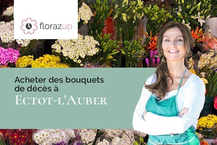 créations de fleurs pour une crémation à Ectot-l'Auber (Seine-Maritime/76760)