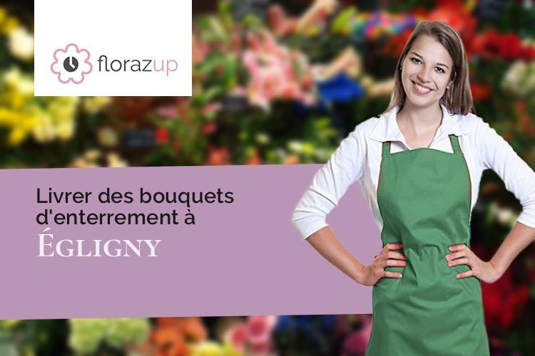 créations de fleurs pour un enterrement à Égligny (Seine-et-Marne/77126)