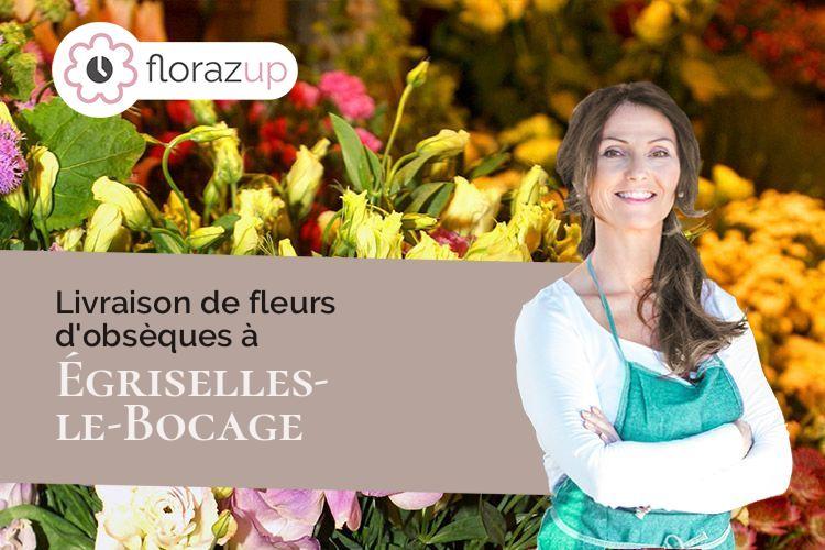 couronnes florales pour une crémation à Égriselles-le-Bocage (Yonne/89500)
