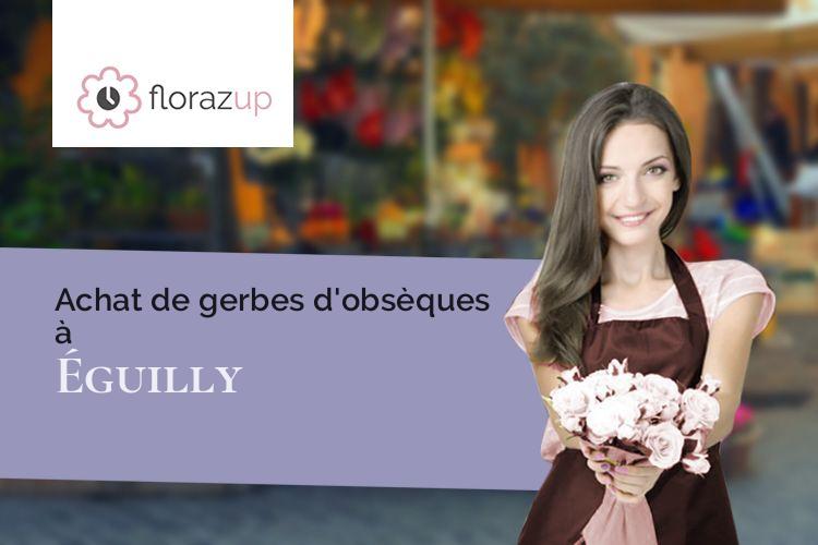 bouquets de fleurs pour un décès à Éguilly (Côte-d'Or/21320)