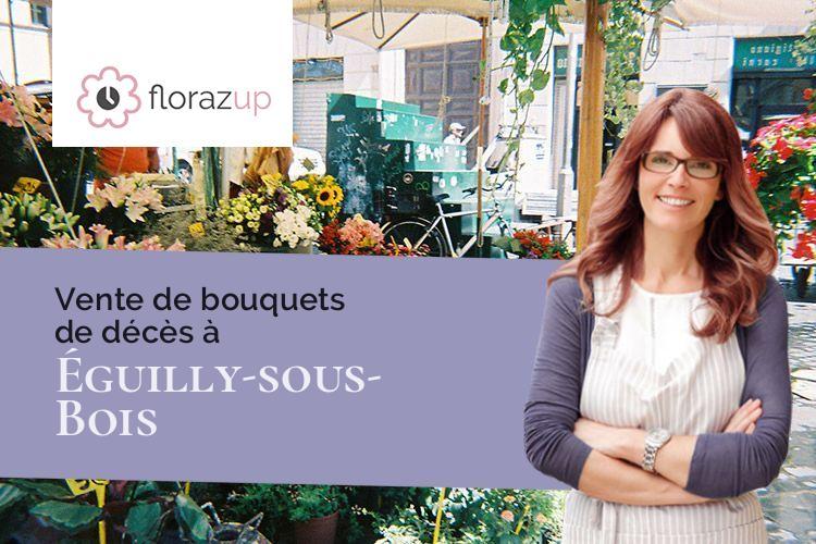 couronnes de fleurs pour une crémation à Éguilly-sous-Bois (Aube/10110)