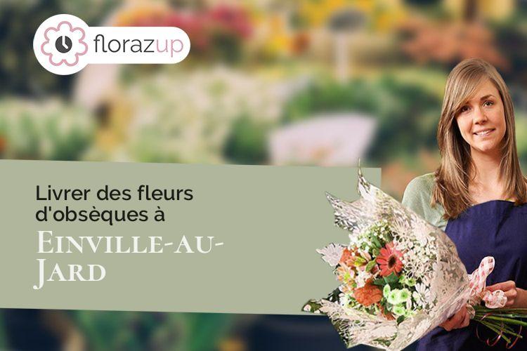 créations de fleurs pour un deuil à Einville-au-Jard (Meurthe-et-Moselle/54370)