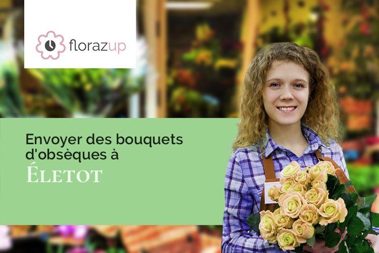 fleurs deuil pour une crémation à Életot (Seine-Maritime/76540)